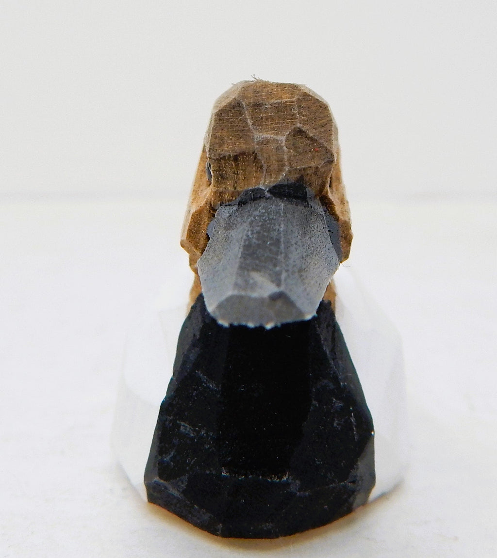 Hand-Carved Wooden Canvasback Duck Ornament – Mini Bird Decor